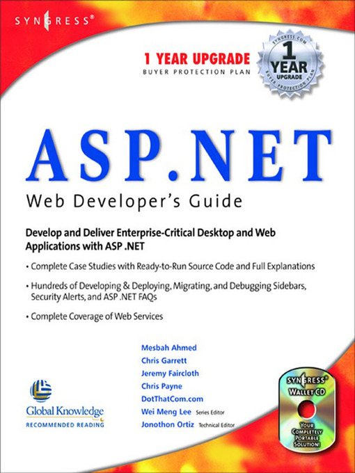 Title details for ASP.Net Web Developer's Guide by Syngress - Available